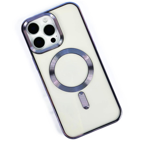 Sides Chrome Case For Iphone 12/12Pro (light-purple)