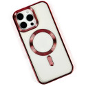 Sides Chrome Case For Iphone 12Pro max (red)