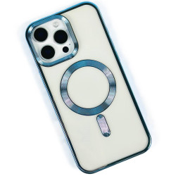 Sides Chrome Case For Iphone 13Pro max (sierra-blue)