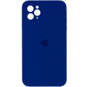Накладка Silicone Case Full Camera Protective LOGO for iPhone 15 №2