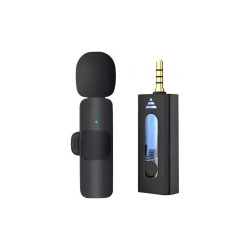 Петличный микрофон беспроводной для смартфона 3,5 K35 (black)