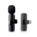 Петличный микрофон беспроводной для смартфона Type-C K9 (black)