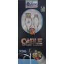 Кабель Xstar X96 T Silicone Micro charging data Cable