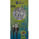Кабель Xstar X105 Silicone Type-C charging cable