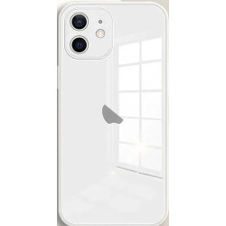 Накладка Glass case for Iphone Xr (белый)