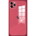 Накладка Glass case for Iphone Xs Max (малиновый)