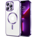 Накладка Sides Chrome Case Magsafe Full Camera for Iphone 12Pro max (Purple)