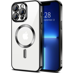 Накладка Sides Chrome Case Magsafe Full Camera for Iphone 13Pro max (Black)