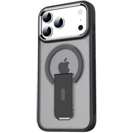 Накладка Matte Color Case With Magnetic (с подставкой) for IPhone13/14 (black)