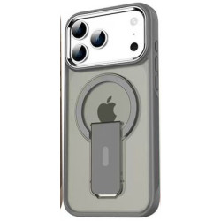 Накладка Matte Color Case With Magnetic (с подставкой) for IPhone 17pro (grey)