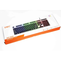 Клавиатура игровая UKC DX750 с RGB подсветкой проводная USB