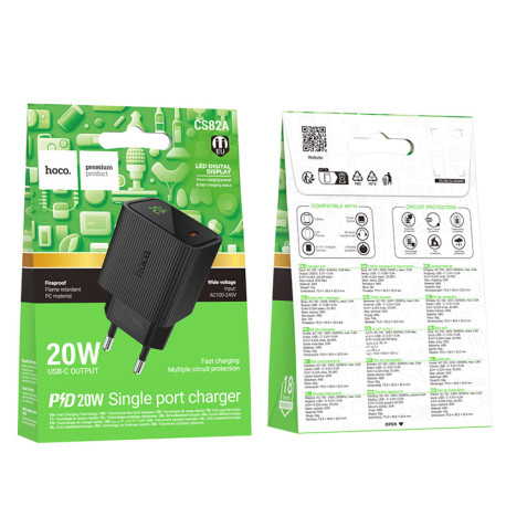Сетевое Зарядное устройство CS82A Excellent PD20W