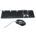 Комплект клавиатуры и мыши RGB USB XSTRIKE Черный с подсветкой (X-1014)
