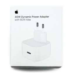 Сетевое зарядное устройство Apple 40W Dynamic Power Adapter with 60W Max (Logo)