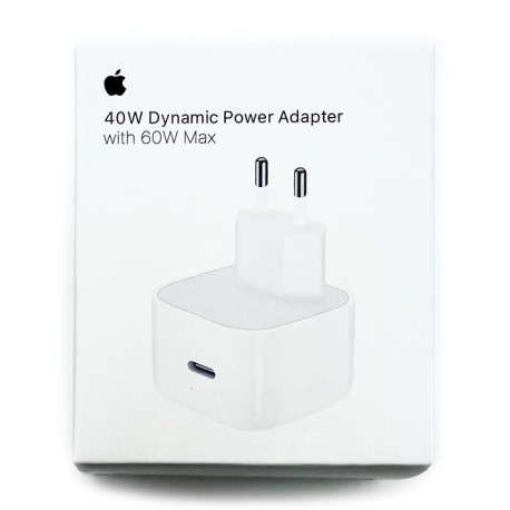 Сетевое зарядное устройство Apple 40W Dynamic Power Adapter with 60W Max (Logo)