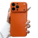 Накладка AG Glass slim fit cover Magnetic iPhone 16pro max Orange