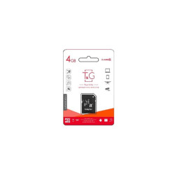 Карта памяти T&G micro SDHC 4 GB Class 10 +адаптер -