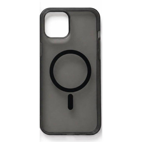 Накладка Crystal case with MagSafe for Iphone 15pro (black)