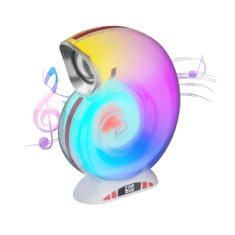 Умная колонка-ночник "Улитка" 4 в 1 Conch Music Light L-39, 256 режимов освещения