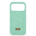 Накладка Swarovski Diamonds iPhone 15Pro max (green)