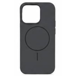 Накладка Silicone Case Full Protective Magnetic for Iphone 14Pro max №12 (Carbon Ash Black)