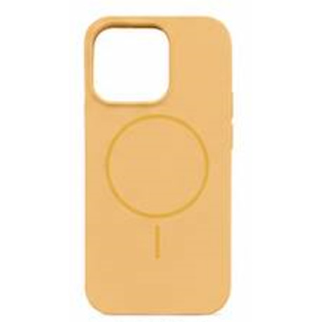 Накладка Silicone Case Full Protective Magnetic for Iphone 15Pro max №6 (Desert-gold)