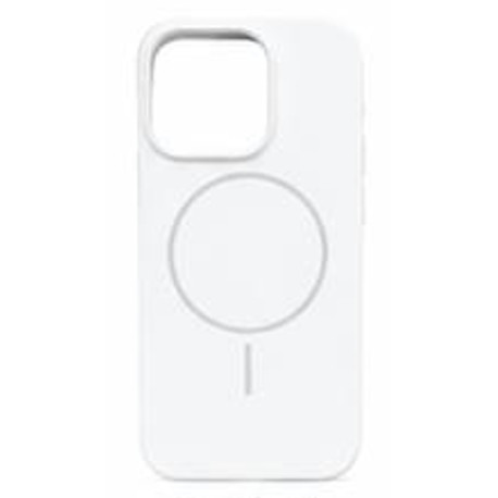 Накладка Silicone Case Full Protective Magnetic for Iphone 16 №4 (White)