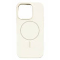 Накладка Silicone Case Full Protective Magnetic for Iphone 16Pro max №5 (Antigue-white)
