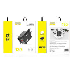 Сетевое зарядное устройство LDO-S01 PD65W QC20W USB-C45W