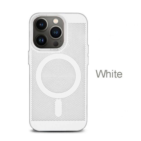 Накладка Fashion Elektroplated case (MagSafe) for Iphone 14Pro max (White)