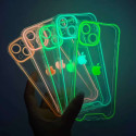 Накладка Luminous Chrome Transparent case for Iphone